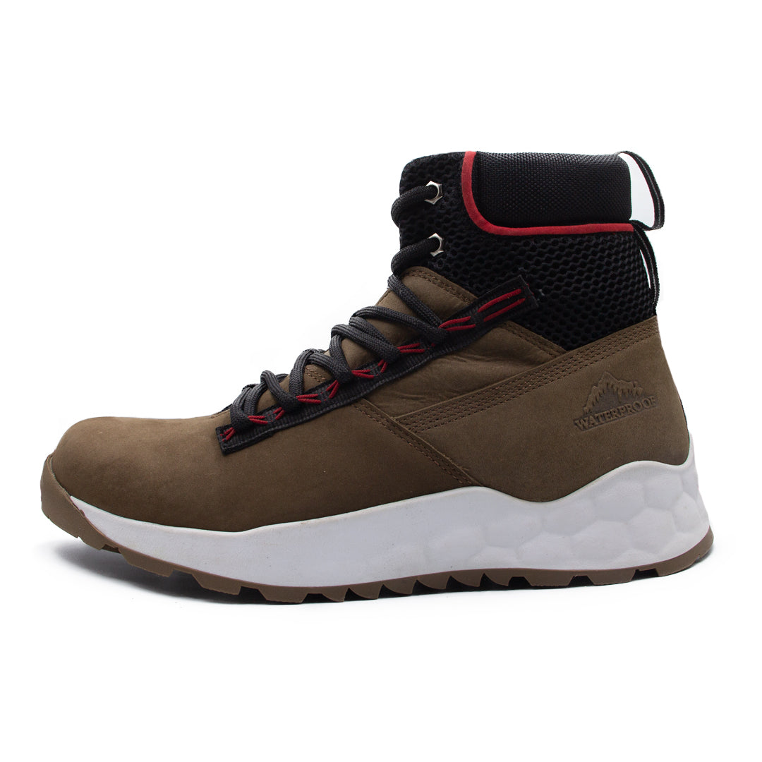 Bota Waterproof Para Hombre 2810 Nobuck Café - (Crosscountry Ad)