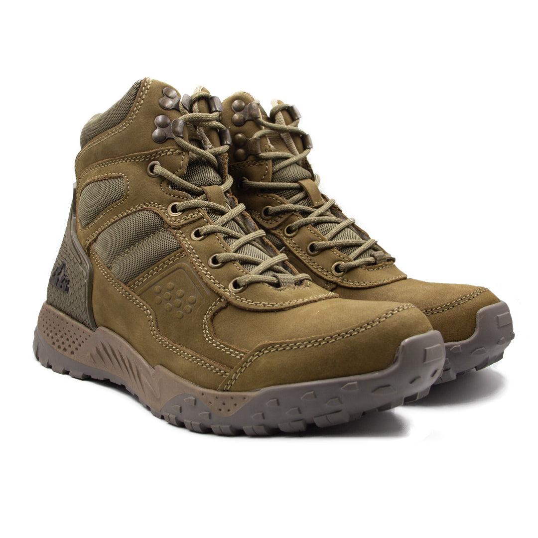 Bota De Piel Para Dama 2803 Nobuck Olivo - (Crosscountry Ad)