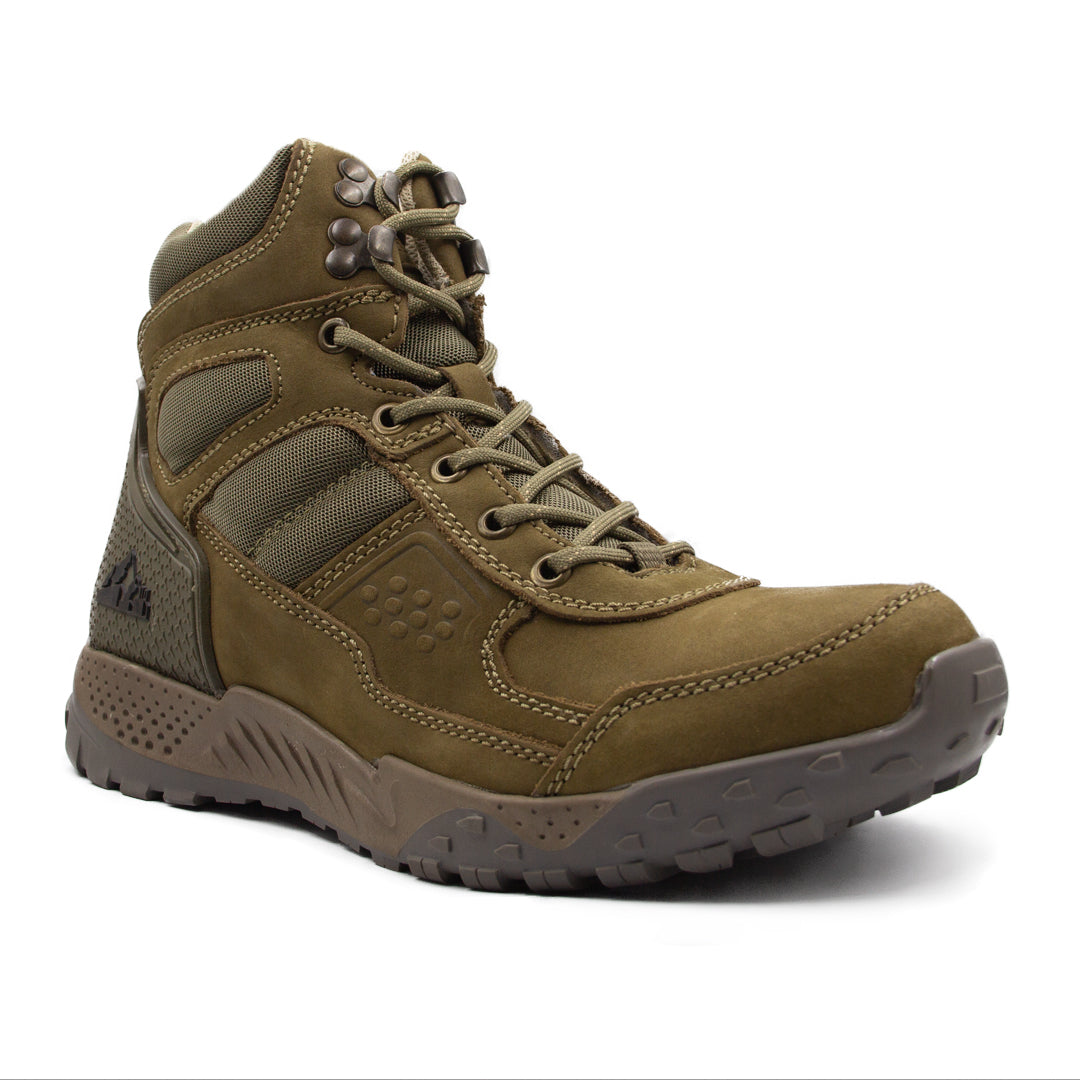 Bota De Piel Para Dama 2803 Nobuck Olivo - (Crosscountry Ad)