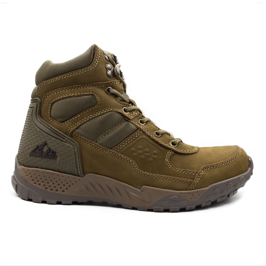 Bota De Piel Para Dama 2803 Nobuck Olivo - (Crosscountry Ad)