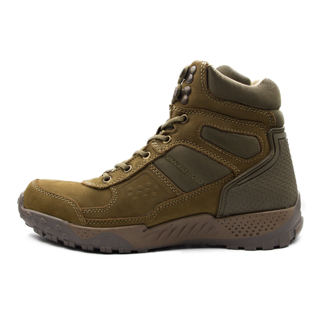 Bota De Piel Para Dama 2803 Nobuck Olivo - (Crosscountry Ad)