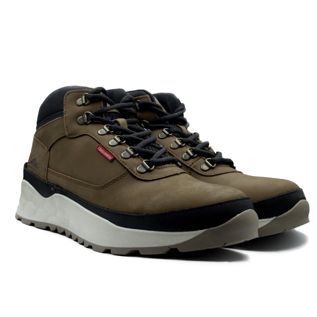 Bota Waterproof Para Hombre 2811 Nobuck Café - (Crosscountry Ad)