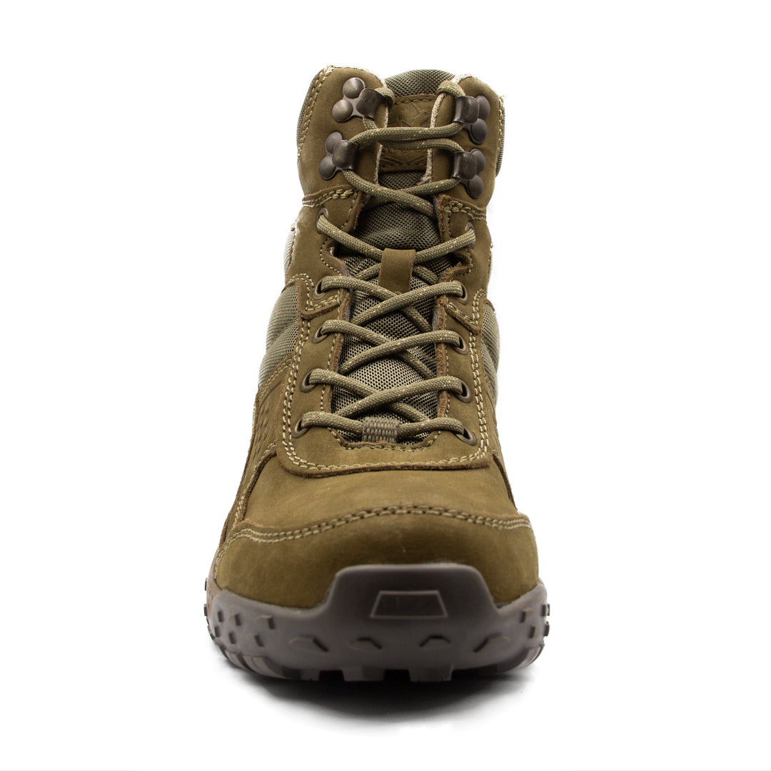 Bota De Piel Para Dama 2803 Nobuck Olivo - (Crosscountry Ad)