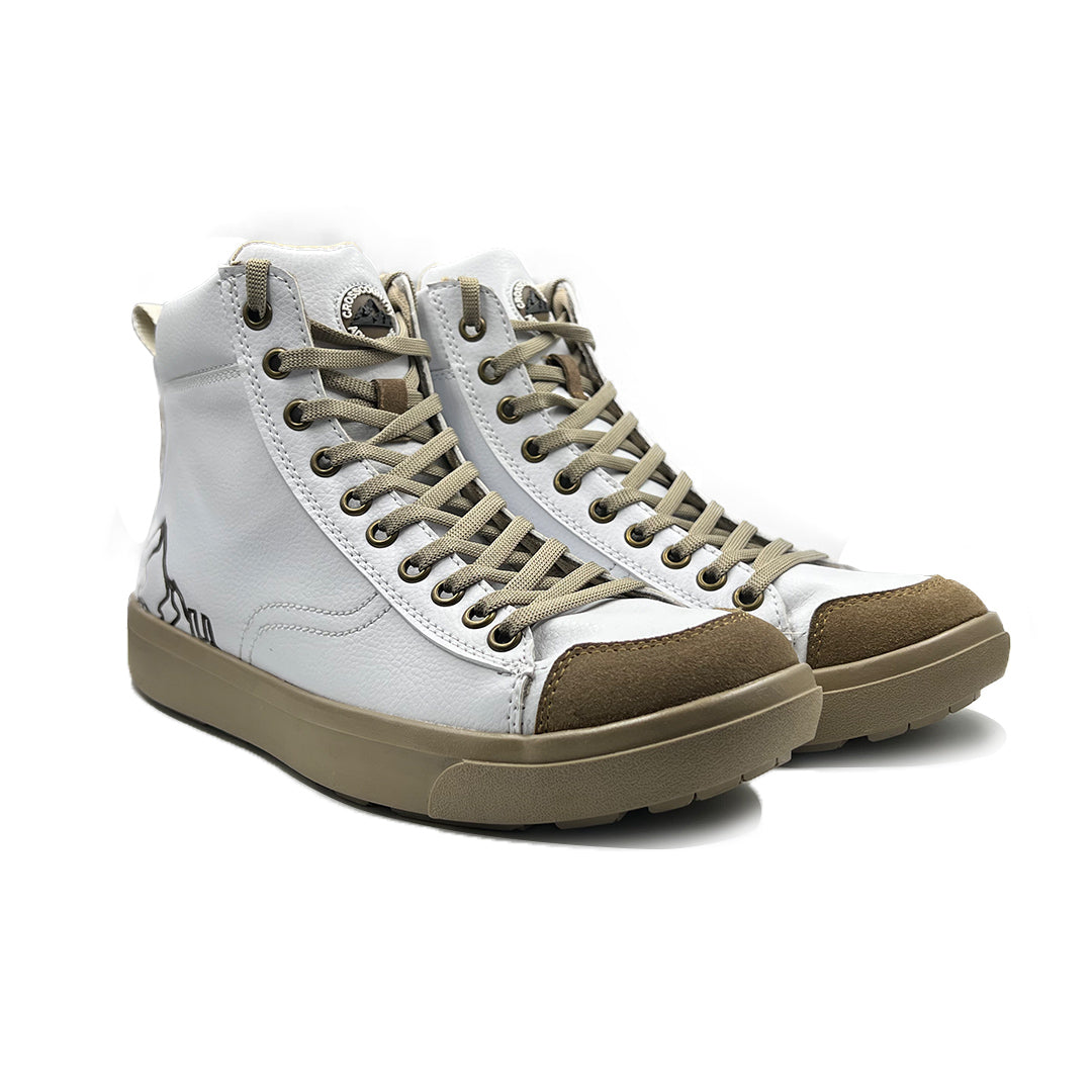 Sneakers Mod. 403 High Top Sint. White - (Crosscountry Ad.)