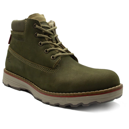 Bota De Piel Para Dama 2745 Nobuck Militar - (Crosscountry Ad)