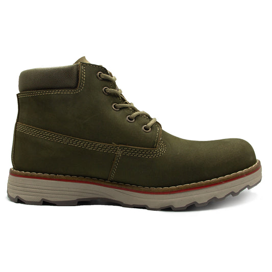 Bota De Piel Para Dama 2745 Nobuck Militar - (Crosscountry Ad)